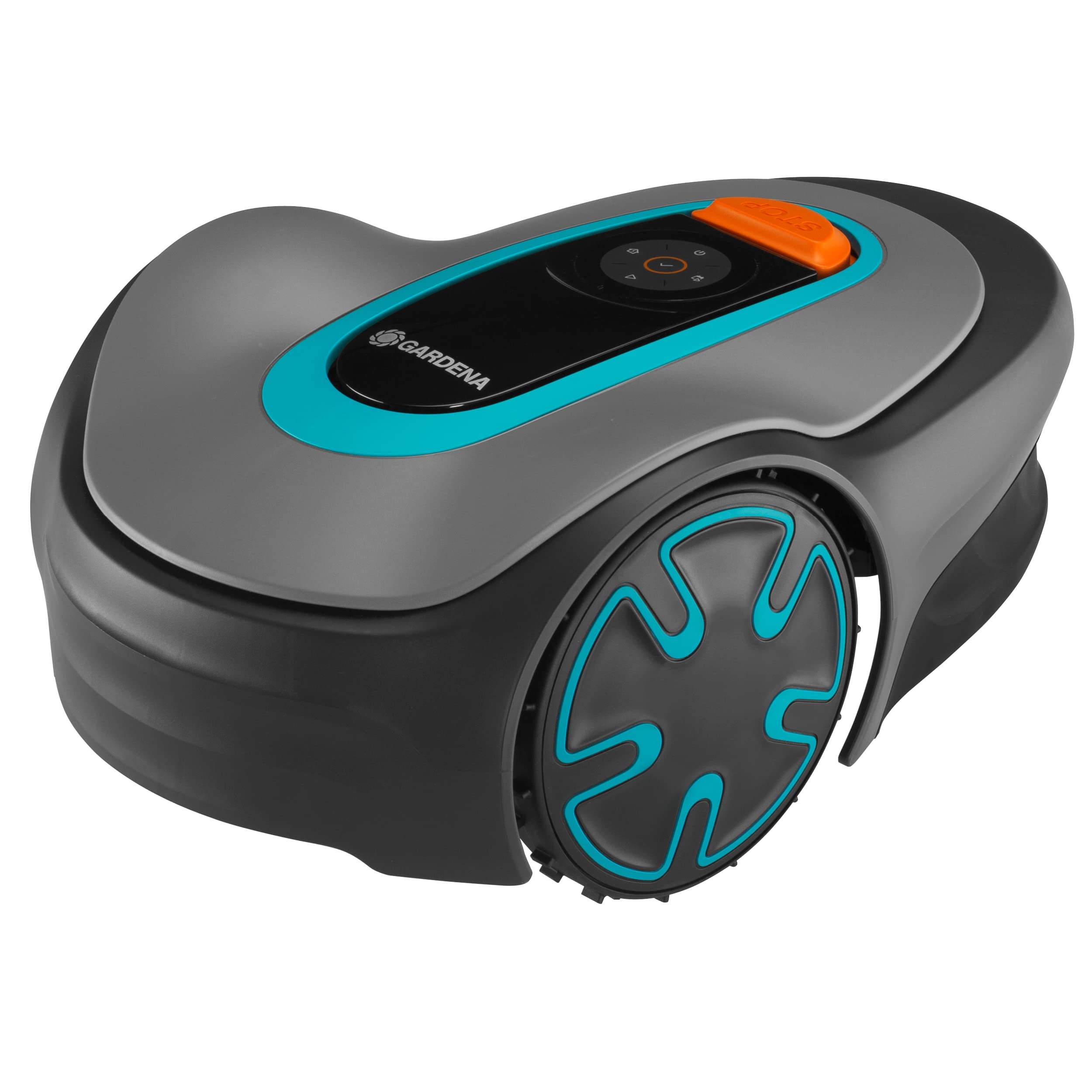 Gardena Mähroboter Sileno City (15010-20), Türkis, Orange, Schwarz, Grau, Bis zu 600 m²