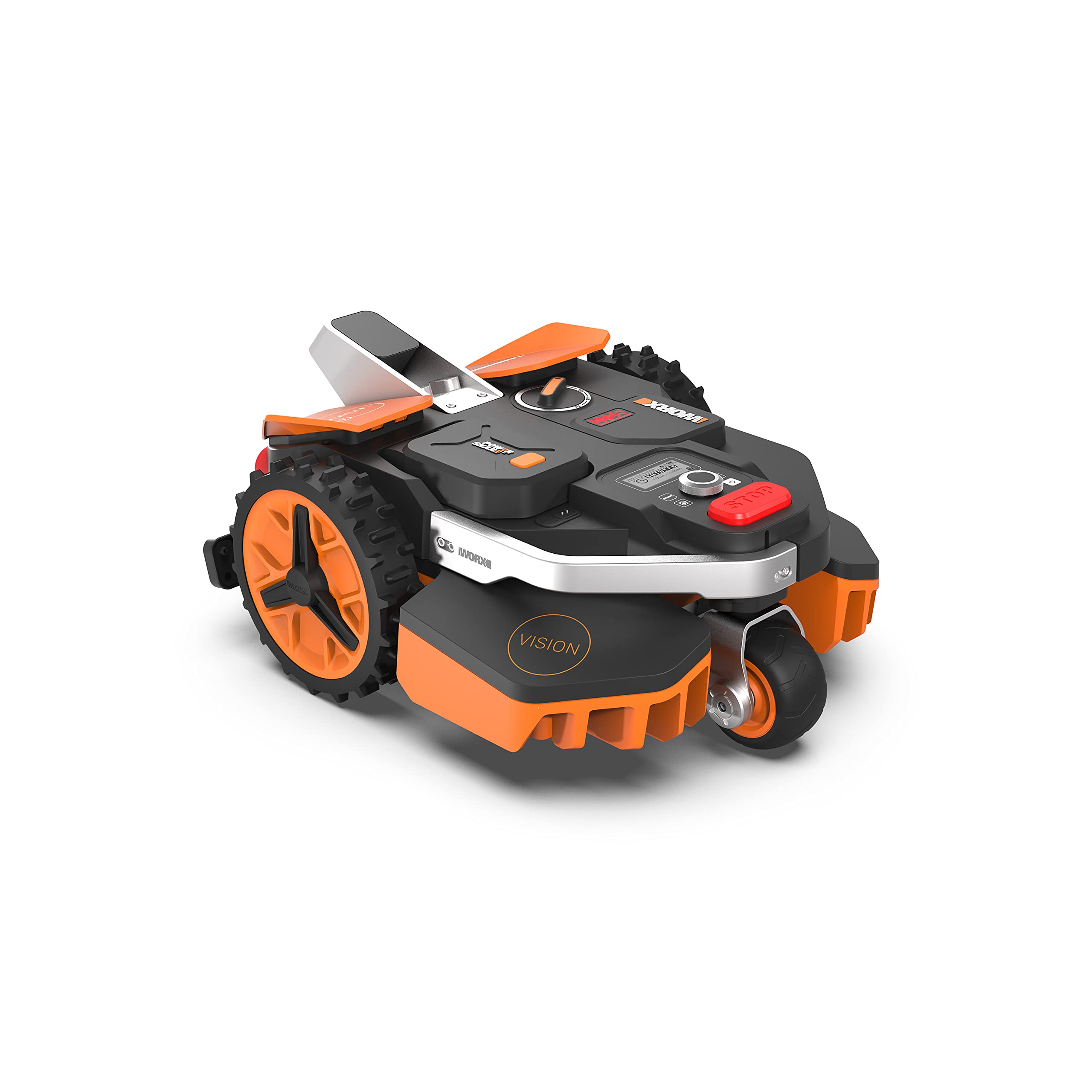 WORX Landroid Vision M800 Mähroboter WR208E.1 für Gärten bis 800m², AI Rasenmäher Roboter ohne Begrenzungskabel (WLAN & Bluetooth, aktive Hindernisvermeidung mit KI-Technologie, Igelschutz)