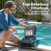 AIPER Scuba S1 Kabelloser Poolroboter, Boden & Wand, Navigation 2.0, 150 Min Laufzeit, bis 150㎡